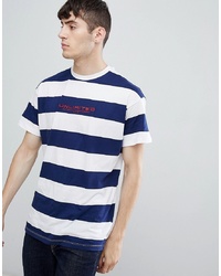 New Look T Shirt In Blue Stripe