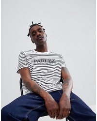 Parlez T Shirt With In Navy Stripe