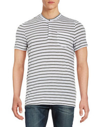 Kenneth Cole New York Striped Henley Shirt