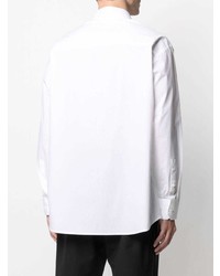 Karl Lagerfeld Striped Bib Shirt