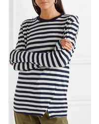 Bassike Classic Vintage Striped Organic Cotton Jersey Top