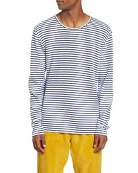 WAX LONDON Duval Stripe Long Sleeve T Shirt