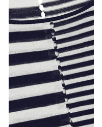 Alexander Wang T By Striped Jersey Top