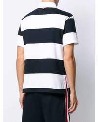 Thom Browne 4 Bar Rugby Stripe Polo Shirt