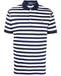 Polo Ralph Lauren Logo Embroidered Striped Polo Shirt