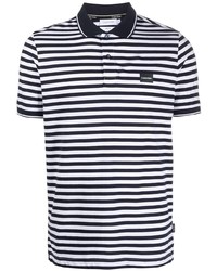 Calvin Klein Logo Striped Polo Shirt