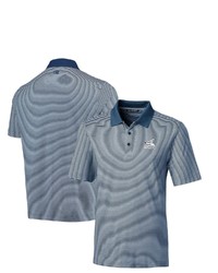 Cutter & Buck Navy Chicago White Sox Cooperstown Collection Forge Tonal Stripe Drytec Polo