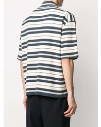 Jil Sander Stripe Knitted Polo Shirt