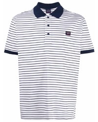 Paul & Shark Stripe Print Polo Shirt