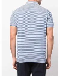 Aspesi Stripe Print Short Sleeves Polo Shirt