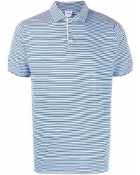 Aspesi Stripe Print Short Sleeves Polo Shirt