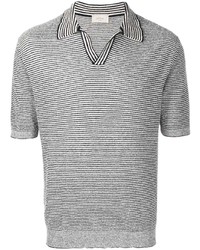 Altea Striped Knitted Polo Shirt
