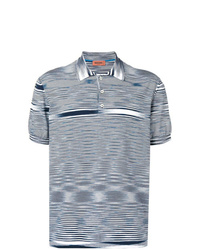 Missoni Striped Short Sleeve Polo Top