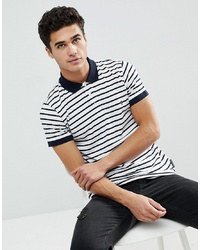 French Connection Thin Stripe Polo Shirt
