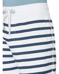 Tailor Vintage French Terry Sweat Sailor Stripe Shorts