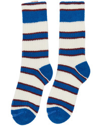 Marni Blue Cotton Socks