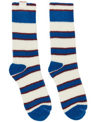 Marni Blue Cotton Socks