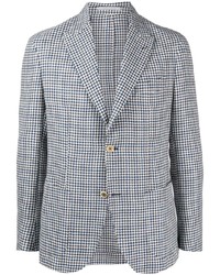 Eleventy Knit Herringbone Suit Jacket