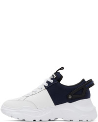 VERSACE JEANS COUTURE White Navy Speedtrack Sneakers