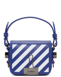 Off-White Blue Baby Diag Flap Bag
