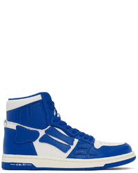 Amiri Blue White Skel Top Hi Sneakers