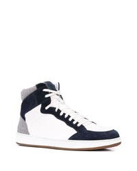 Eleventy High Top Lace Up Sneakers