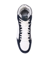 Eleventy High Top Lace Up Sneakers