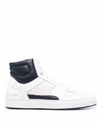 Common Projects High Top Leather Panelled Sneakers