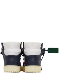 Off-White Navy High Off Court 30 Sneakers