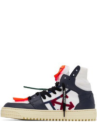 Off-White Navy High Off Court 30 Sneakers