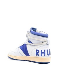 Rhude Two Tone High Top Sneakers