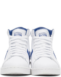 Converse White Color Pro Leather High Top Sneakers