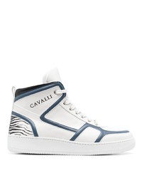 Roberto Cavalli Zebra Print High Top Sneakers