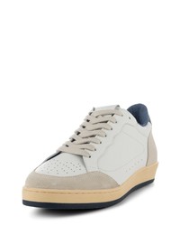 SHOE THE BEAR Babtiste Lace Up Sneaker In White Navy At Nordstrom