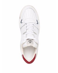 Isabel Marant Colour Block Panelled Leather Sneakers