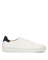 Magnanni Contrast Panel Leather Sneakers