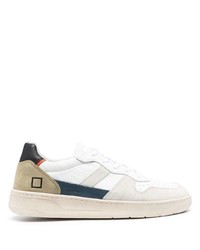 D.A.T.E Court 20 Colored White Army Sneakers