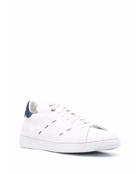 Kiton Lace Up Leather Sneakers
