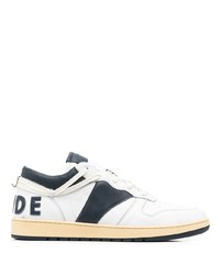 Rhude Logo Patch Panelled Sneakers