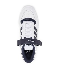 adidas Logo Print Leather Sneakers