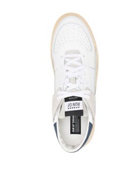 RUN OF Suede Detail Lace Up Sneakers