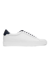 Givenchy White And Navy Urban Street Sneakers