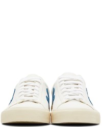 Veja White Blue Campo Chromefree Sneakers