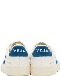 Veja White Blue Campo Chromefree Sneakers