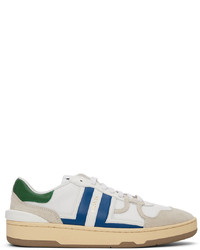 Lanvin White Blue Clay Sneakers