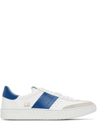 Dunhill White Blue Court Legacy Sneakers