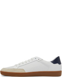 Saint Laurent White Court Classic Sl10 Sneakers