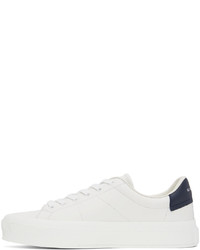 Givenchy White Navy City Sneakers