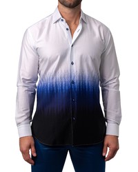 Maceoo Fibonacci Incredible Regular Fit Print Button Up Shirt In White At Nordstrom