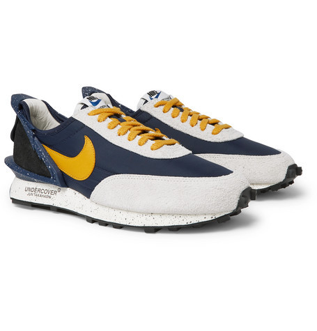 Nike Undercover Daybreak Leather And Suede Sneakers, $158 | MR PORTER |